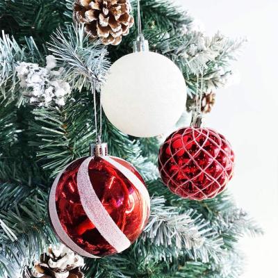 China Plastic Bola Navidena Christmas Balls Ornaments Christmas Tree Decoration from OurWarm for sale