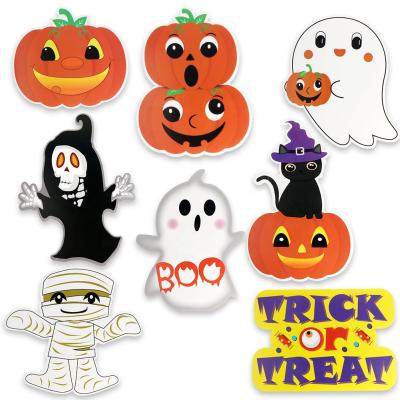 China OurWarm 8pcs Outdoor Party Supplies Halloween Decorations Paper Yard Halloween Party Decorations Sign for sale