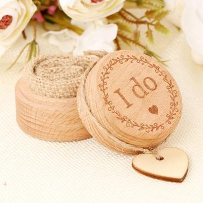 China For Wedding Party Boite Ring Bearer Box For Rustic Boho Wooden Wedding Decoration Letter Valentines Engagement Party From OurWarm for sale