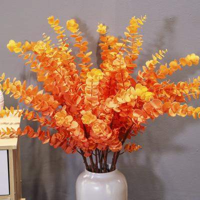 China OurWarm 80cm Wedding Colorful Artificial Eucalyptus Pole Decorative Flower Wedding/Party Decor For Home Wedding Deocr for sale