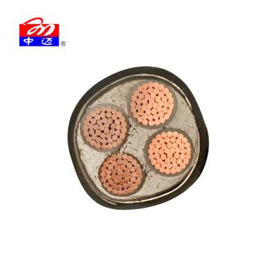 China Shandong underground cable 4 core xlpe power cable 120mm armored electrical wire and cable for sale