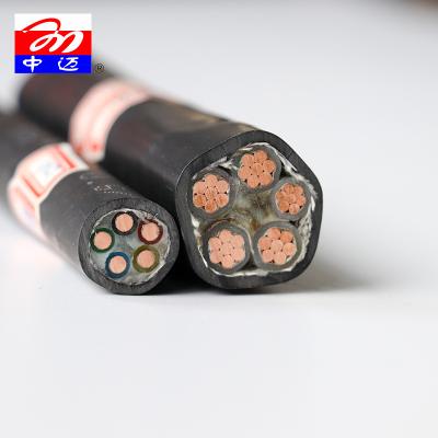 China Overhead XLPE Insulated PVC Sheathed Power Cable YJV 25mm Copper 0.6/1KV Conductor for sale