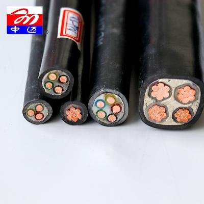 China 4 Core 2.5mm 16mm 25mm 0.6/1KV XLPE Insulated Underground Sheathed Copper Power Electrical Wire Cable for sale