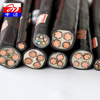 China Underground 150 mm square PVC insulated and armored or unarmored aluminum cable for sale