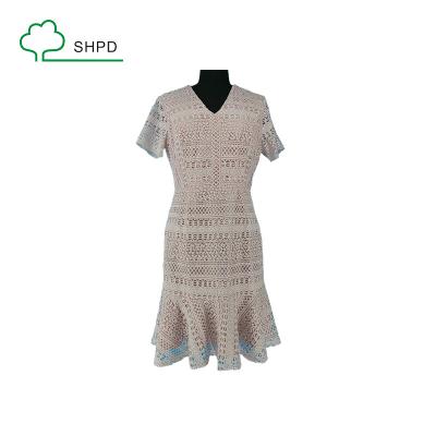 China Anti-Static Fashion Customized Autumn Ladies Clothes Women Casual Dress for sale