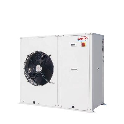 China Hotels Side Discharge EVI Technology R410a Air Source Heat Pump Air Conditioner for sale