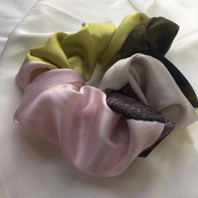 China Luxury 100 Silk Satin High Quality Pure Silk Elastic Wedding Band Georgette Elastic Hair Bands Factory Direct for sale