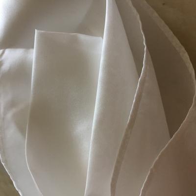 China Natural White Long Silk Chiffon Scarf Ready For Hand Paint Painting (Diy) for sale