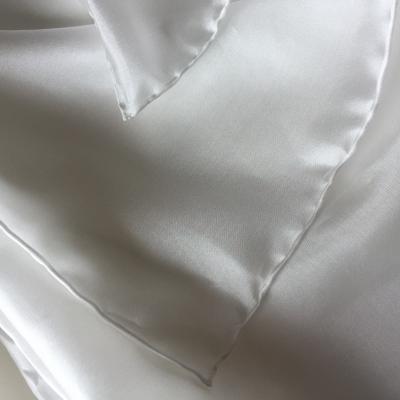 China Pongee 4.5mm 6mm Plain Silk Habotai RUNNING Scarf White Organic For Diy Painting Scarves Hot Sale for sale