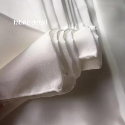 China Organic IN STOCK habotai silk scarf 45*180 factory direct raw 8MM white for sale