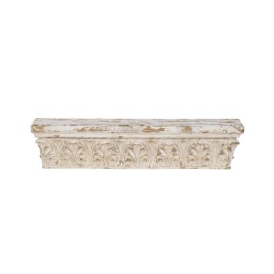 China Rustic decorative shabby wood stocked Three Kings vintage handcraft floating wood display wall shelf for sale