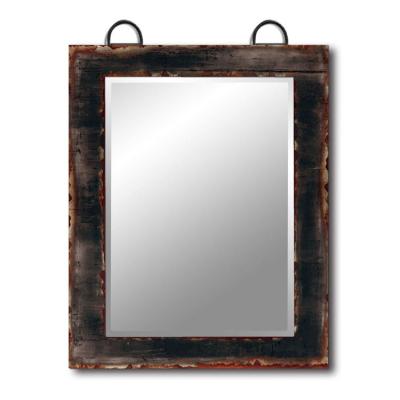 China Eco-Friendly Rustic Handcrafted Reclaimed Wood Mirror for sale