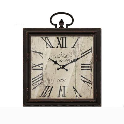 China Vintage Antique Style High Quality Durable Home Wall Clock for sale