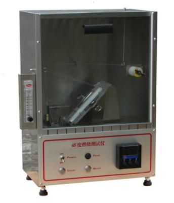 China 45 Degree flame test chamber 16CFR 1610, ASTM D1230, Fabric burning test chamber for sale