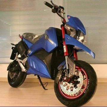 China 2000W Powerful Racing Chinese Electric Motorcycle High Speed With 3000W Brushless Motor for sale