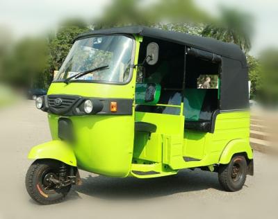 China Electric Bajaj Tuk Tuk Passenger Auto Rickshaw 45km/H Max Speed Lithium Battery for sale