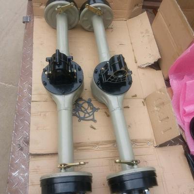 China Rear Axle Electric Vehicle Spare Parts Transalxe Differential For Tricycle en venta