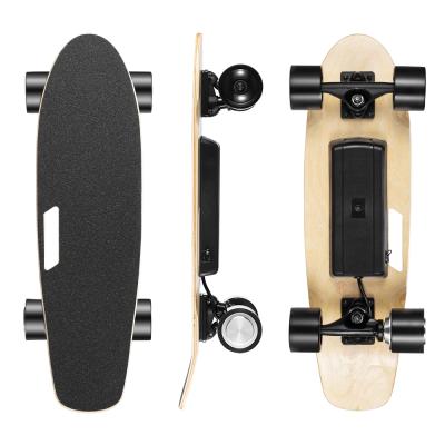 China Cheap Youth E-Skateboard Fish Commuter Board Four Wheel Controller Board Full Motor 2a Electric Skateboard for sale