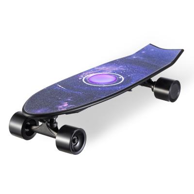 China DIY Electric Surfboard Youth E-surfboard OEM Outboard Motor 4 Wheel Drive Remote Control Skateboard for sale