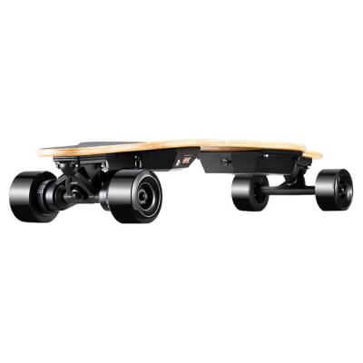 China Professional Hot Selling Double Motor Skate Board 4 Wheel Skateboard Remote Control Electric Skateboard Longboard for sale