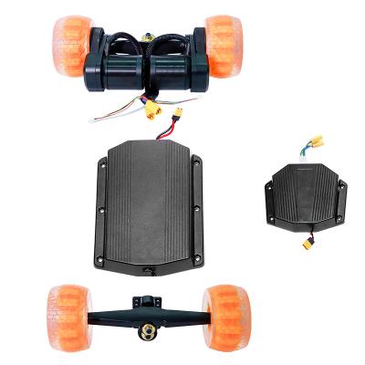 China 60KPH 60V Parts 60KPH 60V DIY Electric Cloudwheel E-longboard Skateboard Battery Powered Skateboard Kit With Belt Motor for sale