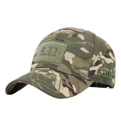 China Hot Selling Embroidered Outdoor Sport Hats Camouflage Hat Simplicity Army Tactical Military Camouflage Hunting Hats Adult Baseball Caps for sale