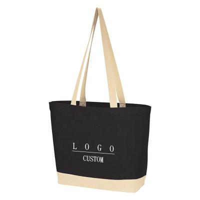 China Durable Extra Heavy Promotional Canvas Tote Bag For Grocery Gift Beach Boat Cotton Large Capacity for sale