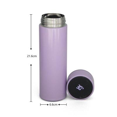 China Viable Factory Direct 8/18 Stainless Steel Thermos Water Bottle With LED Temperature Display for sale