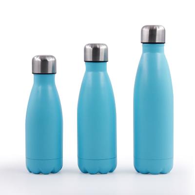 China Stainless Steel Vacuum Flasks Viable Insulated Logo Cola Shape Sport Water Custom Bottle for sale