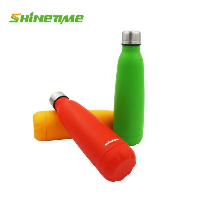 China 500/750ml Outdoor Sports Flask Small Viable Mouth Vacuum Thermal Cola Shape Water Bottle for sale