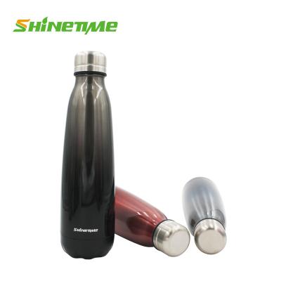 China 304 Stainless Steel Food Grade Insulation 500ml Cola Shape Sustainable Water Bottle With Custom Logo for sale