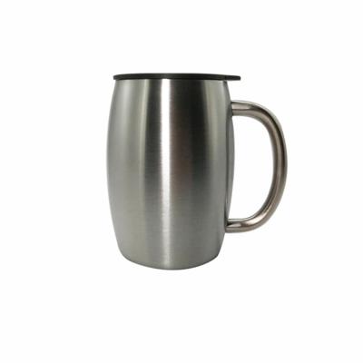 China 2021 New Product Sustainable Water Cup 304 Stainless Steel Cup Vacuum Chest Cup With Handle for sale