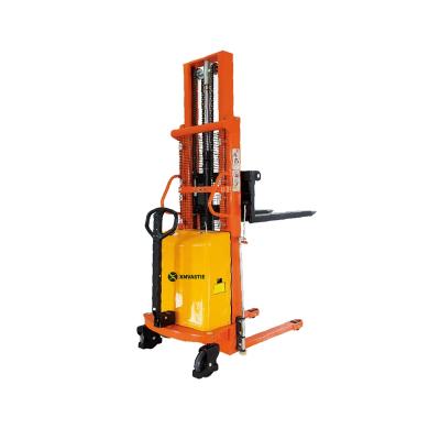 China Easy Operation Safety Convenience Factory Price 1 Ton 1.5 Ton 2 Ton Sight Series Single Pallet Stacker Semi Electric Stacker On Hot Sale for sale