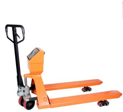 China Easy Operation Safety Convenience Top Selling 2 Ton 2.5 Ton 3 Ton Manual Ladder Pallet Truck Weighing Goods For Sale for sale