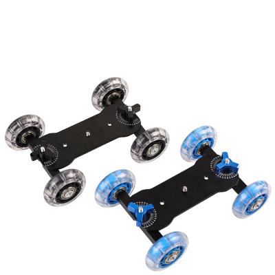 China Flexiblity Slamoe H023/H024 Photography Rail Track Slider Table Silicone Dolly Wheel Angle Control Black Blue Non-slip Knob for sale