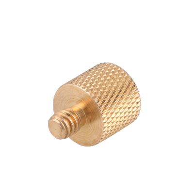 China Slamoe F009 Camera Screwdriver 3/8 Iron to 1/4 Adapter Brass Material for Professional Digital Camera Camera Accessories for sale