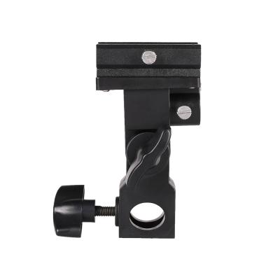 China ABS SLAMOE Plastic B Flash Lamp Holder Photography Equipment Head Props Fixed Reflective Umbrella Snap Bracket for sale