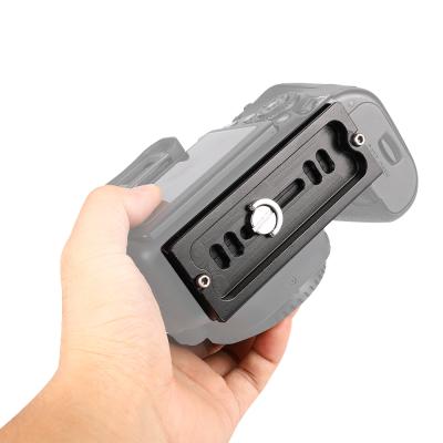 China Support Camera SLAMOE B005 Aluminum Alloy PU-100 Quick Release Plate For Camera Accessories for sale