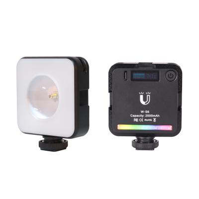 China Support Camera Slamoe B0001 RGB Pocket Fill Light Quick Release Dish Freely Changing Color Multi-scene Application for sale