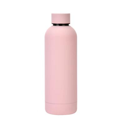 China Viable Running 500ml BPA Free Leak Proof 304 Stainless Steel Water Bottle Double Wall Vacuum Insulated Flask for sale