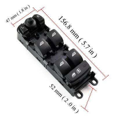 China Window Switch For Land Rover Range Rover Sport LR2 LR4 Sport LR086040 LR013883 Standard Size for sale