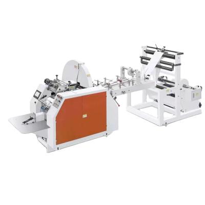 China food & High Speed ​​Beverage Plant CWJD-400 Paper Bag Sealing Machine Paper Shopping Bag Making Machine for sale