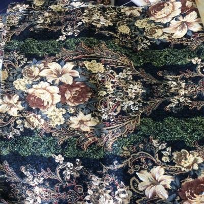 China Shrink-Resistant 100% Polyester Brushed Fabric Peach Skin Floral Printing Bedding Fabric for sale