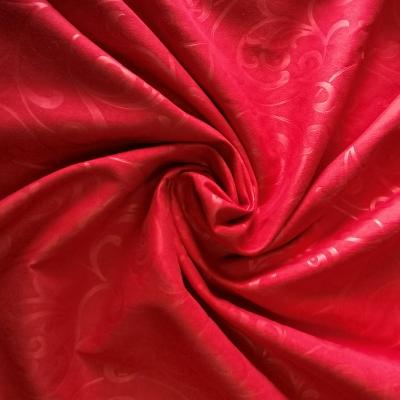 China Waterproof Solid Color Embossed Polyester Fabric Good Quality Bedding Set Fabric for sale