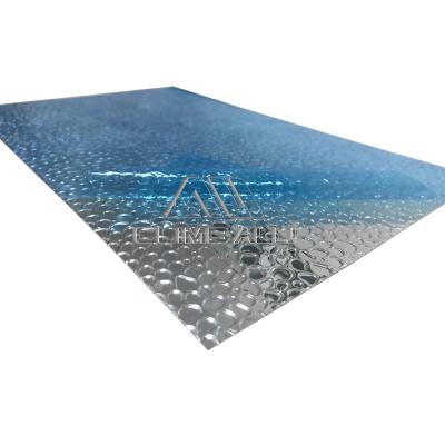 China Floor Diamond Embossed 5754 Checker Aluminum Sheet Plate for sale