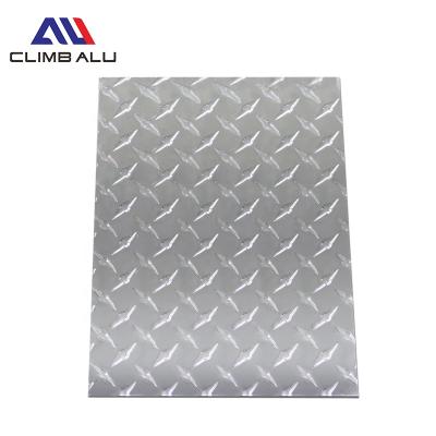 China High Quality Anti-skid Pedal Sliver 1 Bar Patterned Aluminum Alloy Checkered Aluminum Tread Diamond Sheet Embossed Plate For Sale for sale