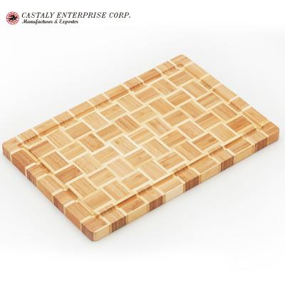 China Unique Pattern Bamboo Cutting Board Disposable Kitchen Tableware Durable Bamboo Eco-Friendly Material for sale