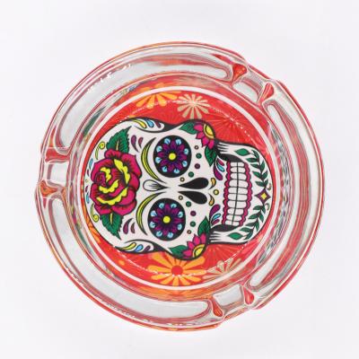 China Customization Glass Round Glass Ashtray Made in China for sale