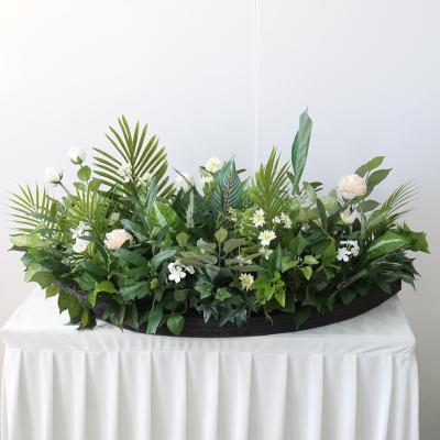 China Hand Made Potted Plants Decor Artificial Plant For Decoration Fake Flower Plants In Outdoor Flower Boxes for sale