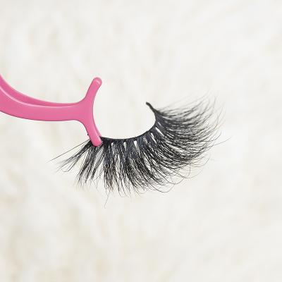 China Soft Strip 3D Mink Eyelashes Vendor 25mm Mink Strip Lashes With Custom Package for sale